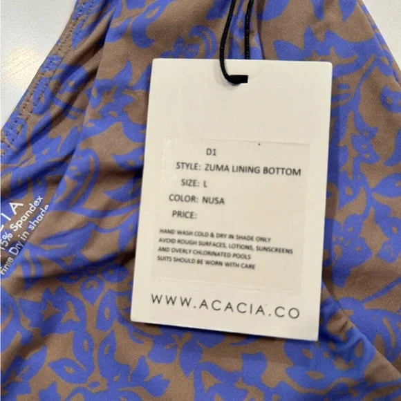 Acacia Zuma bottoms NWT - Picture 3 of 4